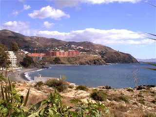 Playa Eucalipto und Playa Galera im Osten von Almunecar